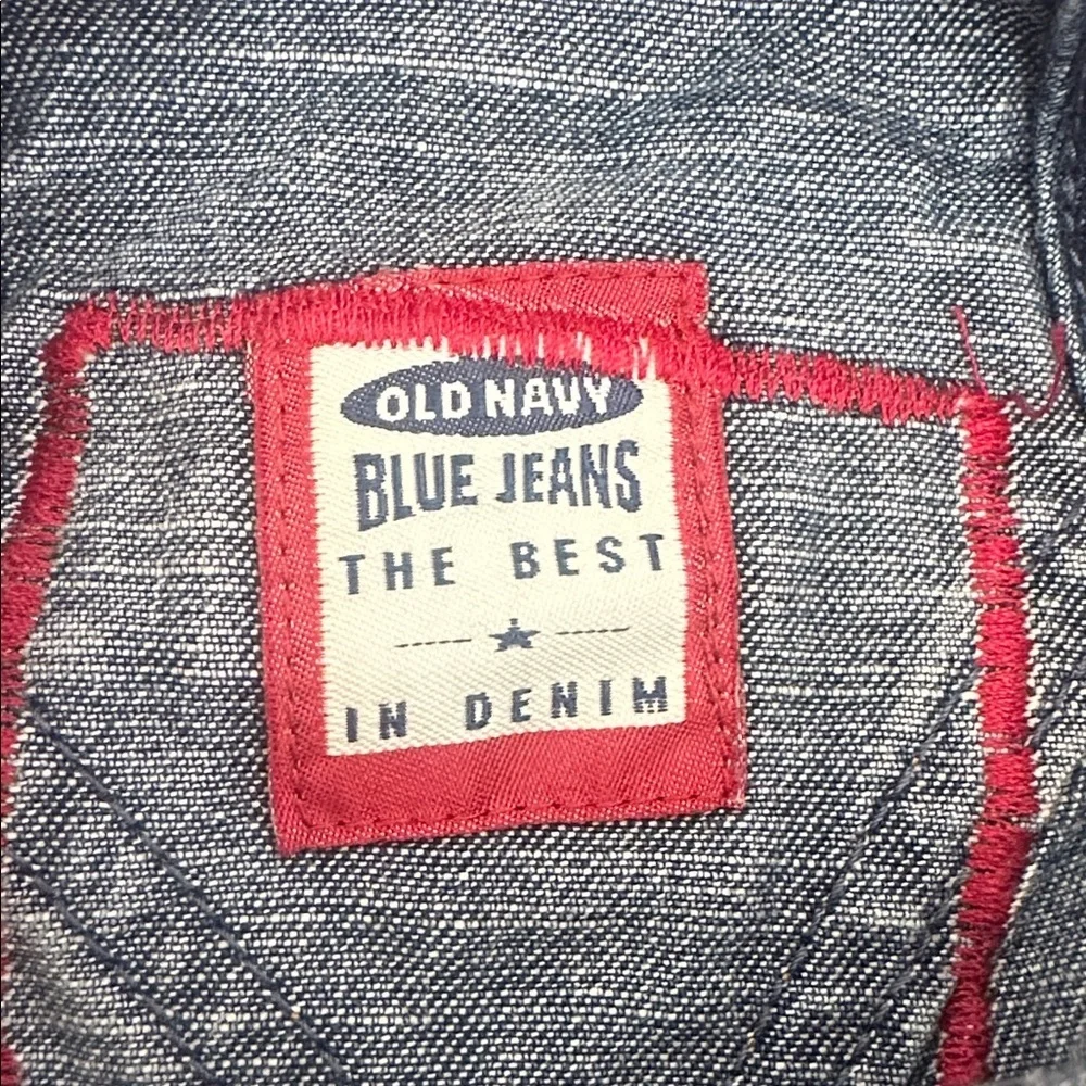 Vintage Old Navy Overalls with white polka dots